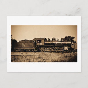 GTW Locomotive Engine #683 at Bay City MI Vykort