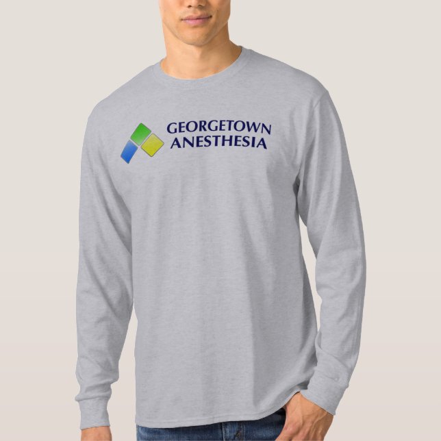 GU AnesthLogo 2 Tee Shirt (Framsida)