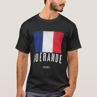 Guã ©Rande Frankrike Fr Flagga Drapeau Franã§ Ais T Shirt