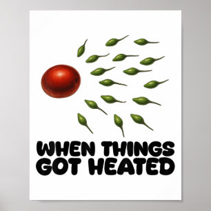 Guac hur det föddes Avocado Salsa Spicy Humor Poster