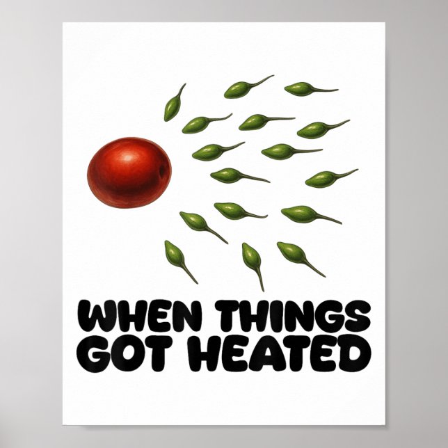 Guac hur det föddes Avocado Salsa Spicy Humor Poster (Framsidan)