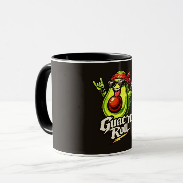 Guac 'n Roll - Guac Pack - Foodie Fiends Mugg (Framsida vänster)
