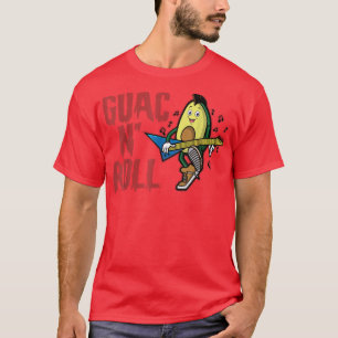 Guac N Roll, Heliga Guacamole, Funny Avocado För m T Shirt