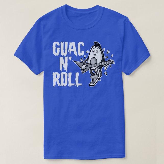 Guac N Roll, Heliga Guacamole, Funny Avocado För m T Shirt (Design framsida)