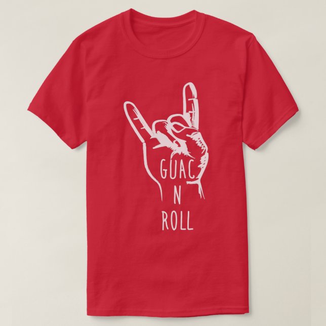 Guac n Roll T Shirt (Design framsida)
