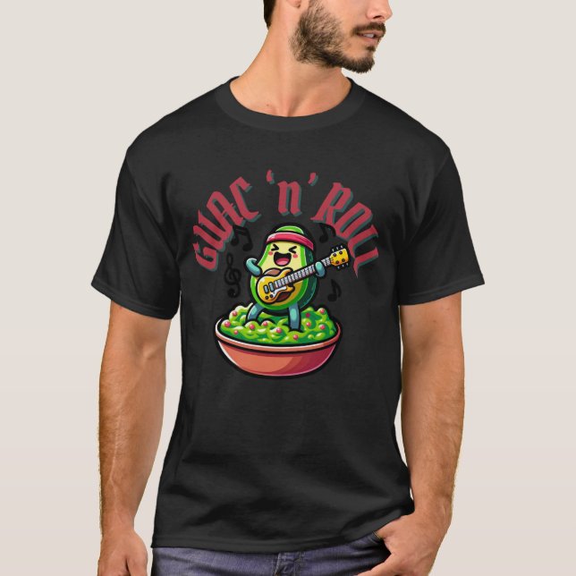 Guac N'Roll T Shirt (Framsida)