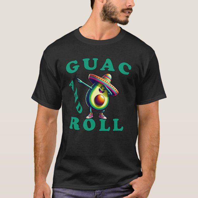 Guac och Roll, Avocado T Shirt (Framsida)