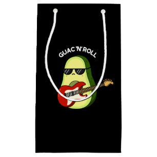 Guac och Roll Funny Avocado Pun Mörk BG