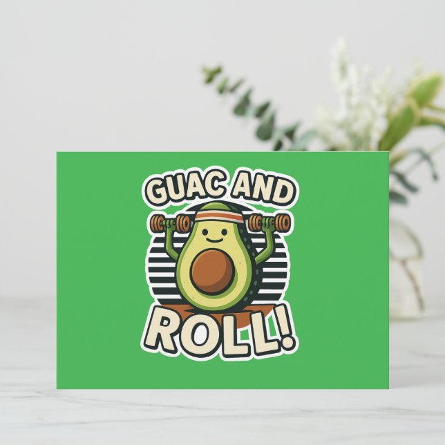Guac och Roll Inbjudningar (Stående Fram)