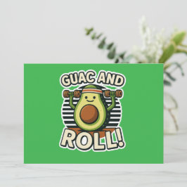 Guac och Roll Inbjudningar
