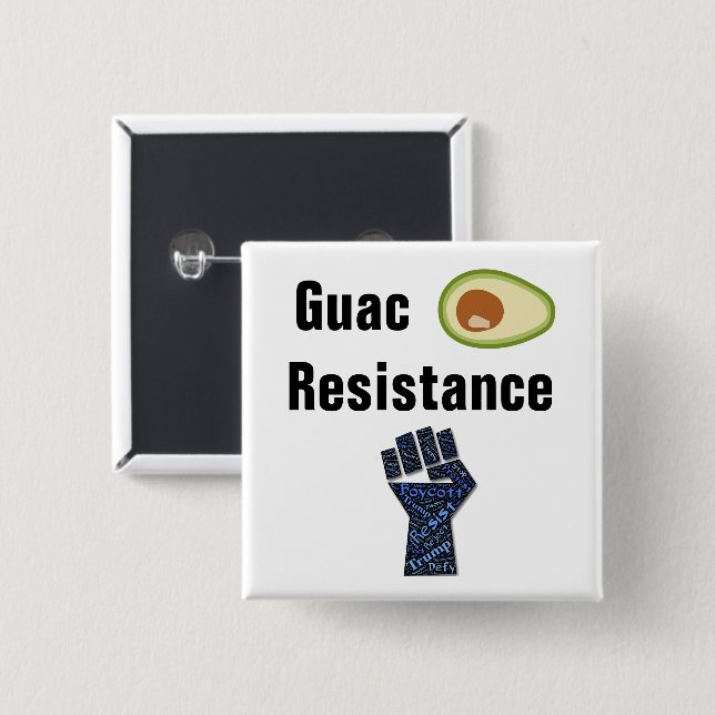 Guac Resistance Button Knapp (Framsida & baksida)