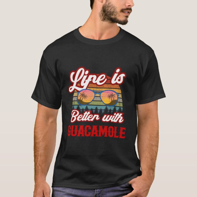 Guacamole är bättre med Guacamole T Shirt (Framsida)