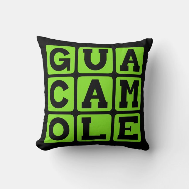 Guacamole, Avocadodip Kudde (Framsida)