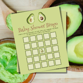 Guacamole Avokado Fiesta Bebis Bower Bingo Spel
