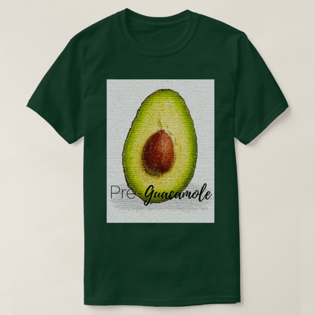 Guacamole före dess datum t shirt (Design framsida)