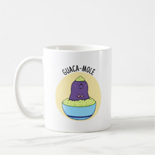 Guacamole Funny Mole in Guacamole Dip Pun Kaffemugg