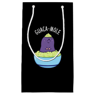 Guacamole Funny Mole in Guacamole Dip Pun Mörk BG