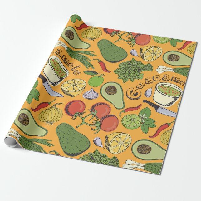 Guacamole Presentpapper (Utrullad)