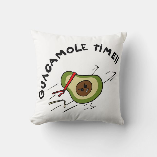Guacamole-tid Kudde (Framsida)