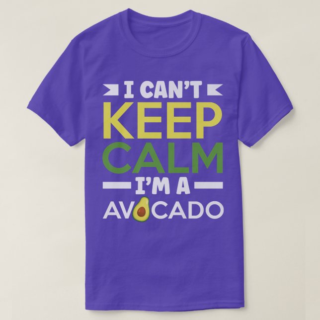 Guacamole Vegan Food Avocado T Shirt (Design framsida)