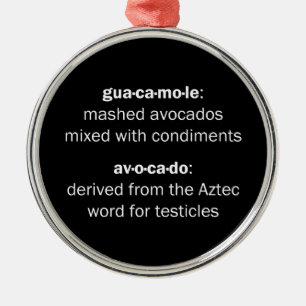 Guacamoletestiklar Julgransprydnad Metall