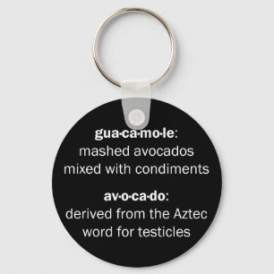 Guacamoletestiklar Nyckelring