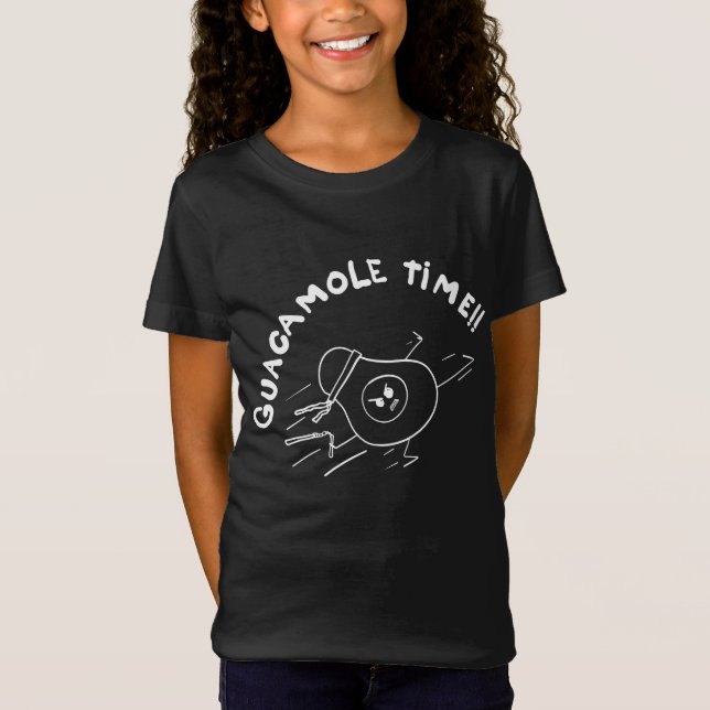 Guacamoltidvit linje t shirt (Framsida)