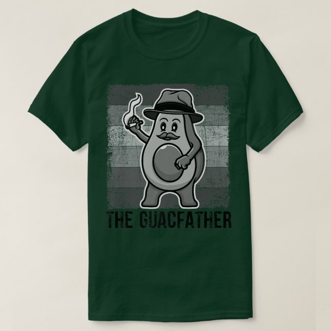 Guacfader, Cute Avocado Manar, Finny pappa, Ret T Shirt (Design framsida)