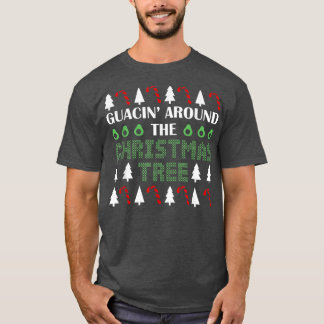 Guacin runt den tropiska Christma Julgran T Shirt