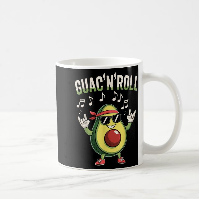 Guac'n'roll avokado rock  kaffemugg (Höger)