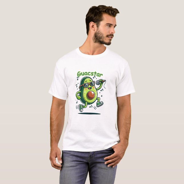 GuacStar Vibes T-Shirt (Hel framsida)
