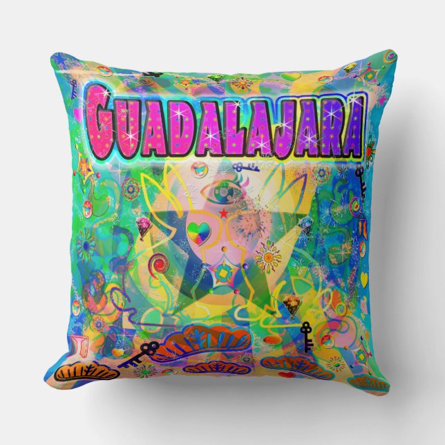 Guadalajara Epoch Hour Pillow Kudde (Framsida)