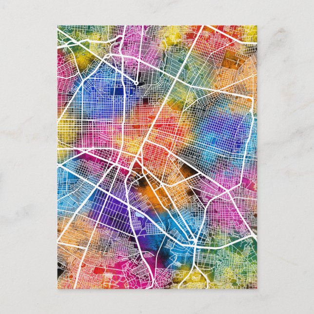 Guadalajara Mexiko Karta Vykort (Framsida)