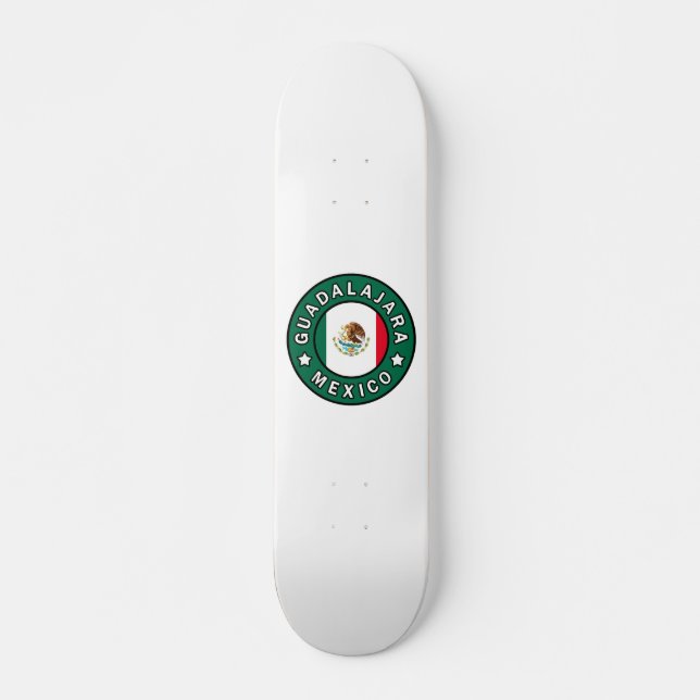 Guadalajara Mexiko Mini Skateboard Bräda 18,5 Cm (Framsida)