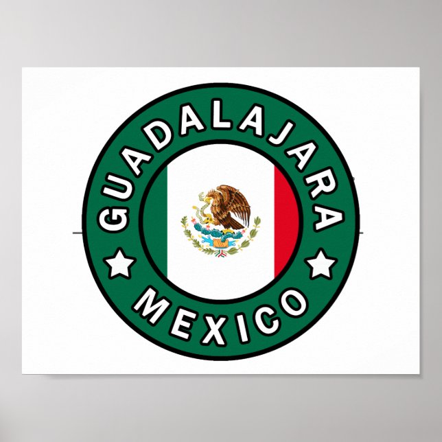 Guadalajara Mexiko Poster (Framsidan)