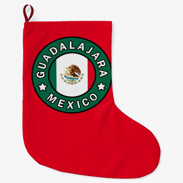 Guadalajara Mexiko Stor Julstrumpa (Framsidan)