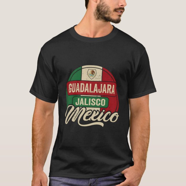 Guadalajara Mexiko T Shirt (Framsida)