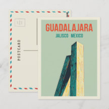 Guadalajara monument, Jalisco Mexiko illustration 