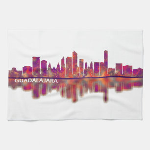 Guadalajara Skyline Kökshandduk