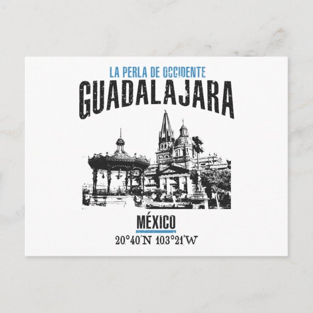 Guadalajara Vykort (Framsida)