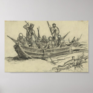 Guadalcanal Kampanj Poster