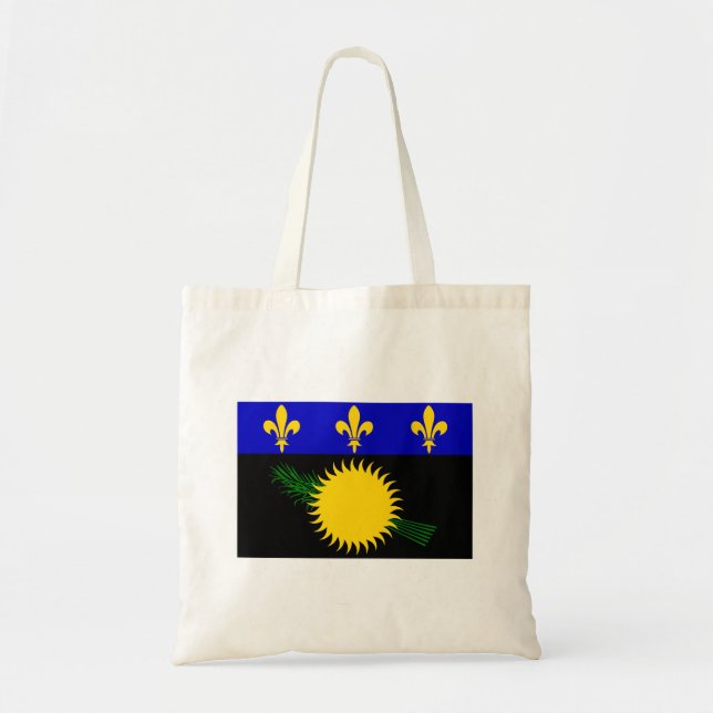 Guadaloupe Flagga Tygkasse (Framsidan)