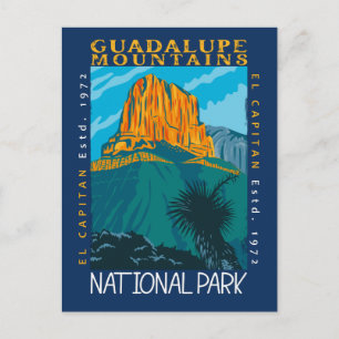 Guadalupe bergens nationalpark Distress Vykort
