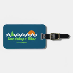 Guadalupe bergens nationalpark Retro Bagagebricka