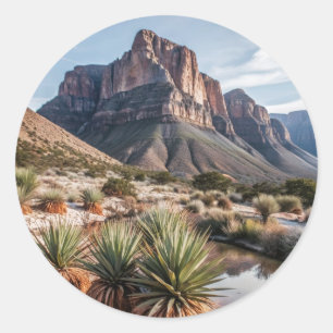 Guadalupe bergens nationalpark Travel Runt Klistermärke