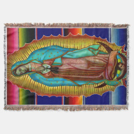 Guadalupe Blanket - Virgen de Guadalupe Colcha Filt