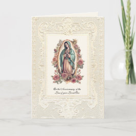 Guadalupe Blommigt Dödsårsdag 1 förlorad Kort