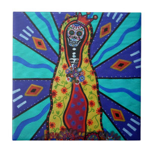 Guadalupe Diameter de Los Muertos Belägga med Kakelplatta