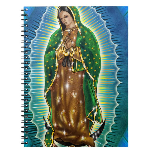 GUADALUPE JUNGFRU  05 ANPASSNINGSBARA PRODUKTER ANTECKNINGSBOK (Framsidan)