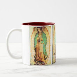 guadalupe, La Vergen de Guadalupe Två-Tonad Mugg